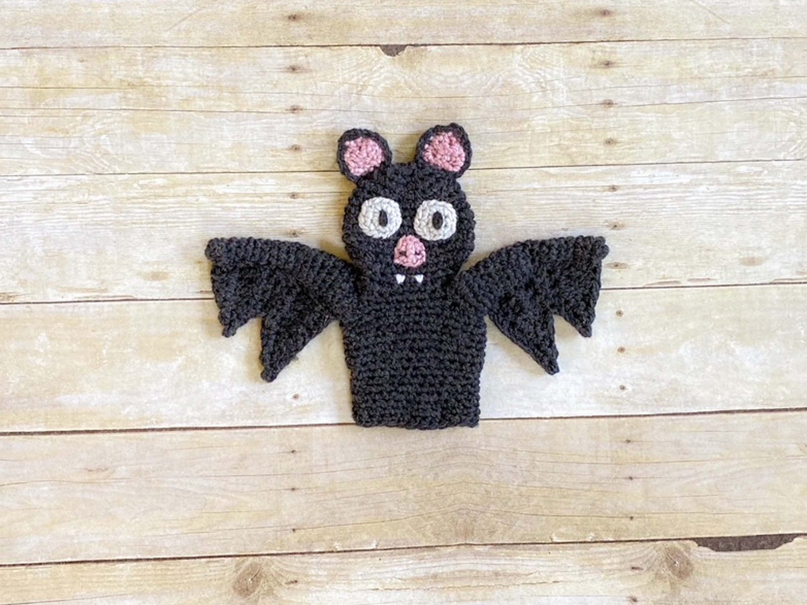 THNLife Bat Hand Puppet Crochet Pattern Erin Greene